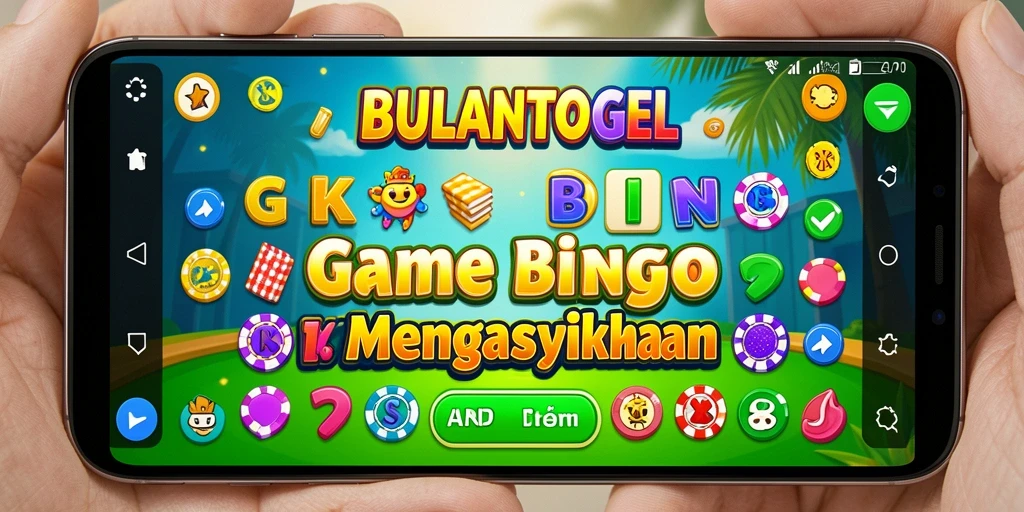 Tampilan gameplay seru dalam aplikasi BULANTOGEL Bingo.