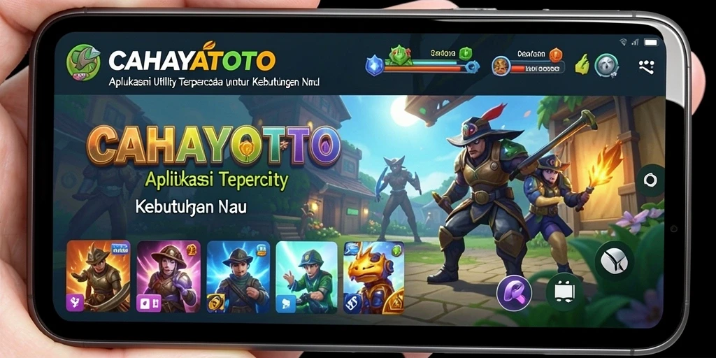 Tampilan antarmuka CAHAYATOTO yang intuitif dan mudah digunakan.