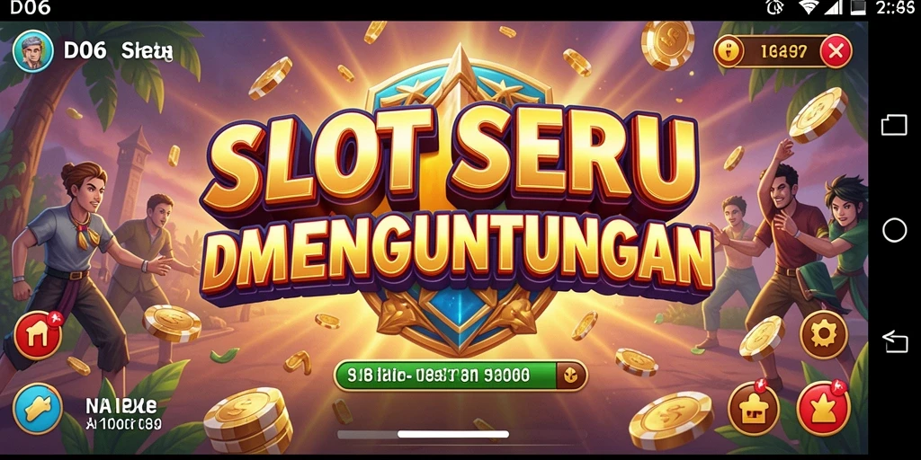 Tampilan gameplay Slot D06 yang menarik dan berwarna.