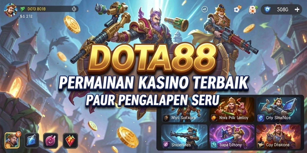 Screenshot DOTA88 menampilkan pemain yang menikmati permainan Kasino.