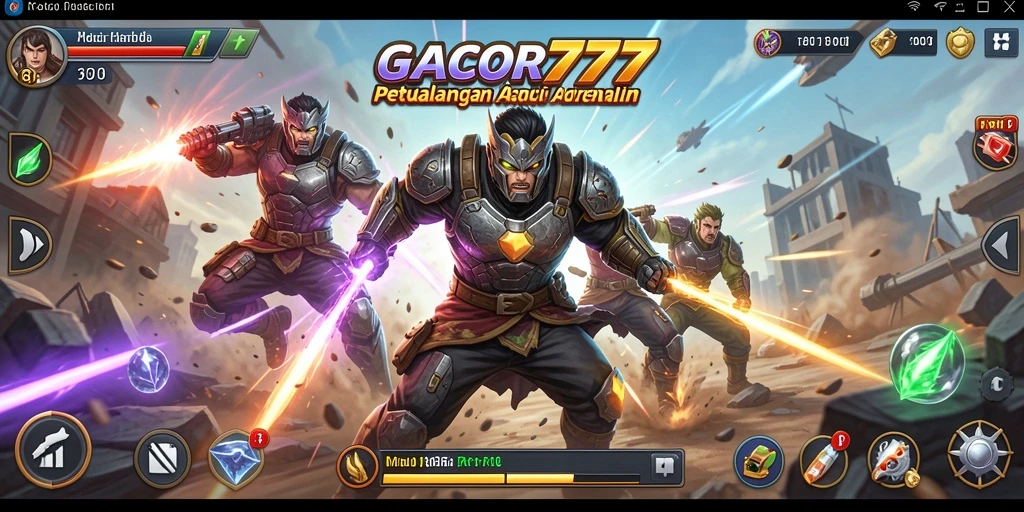 Gameplay GACOR777 yang penuh aksi dan petualangan seru.