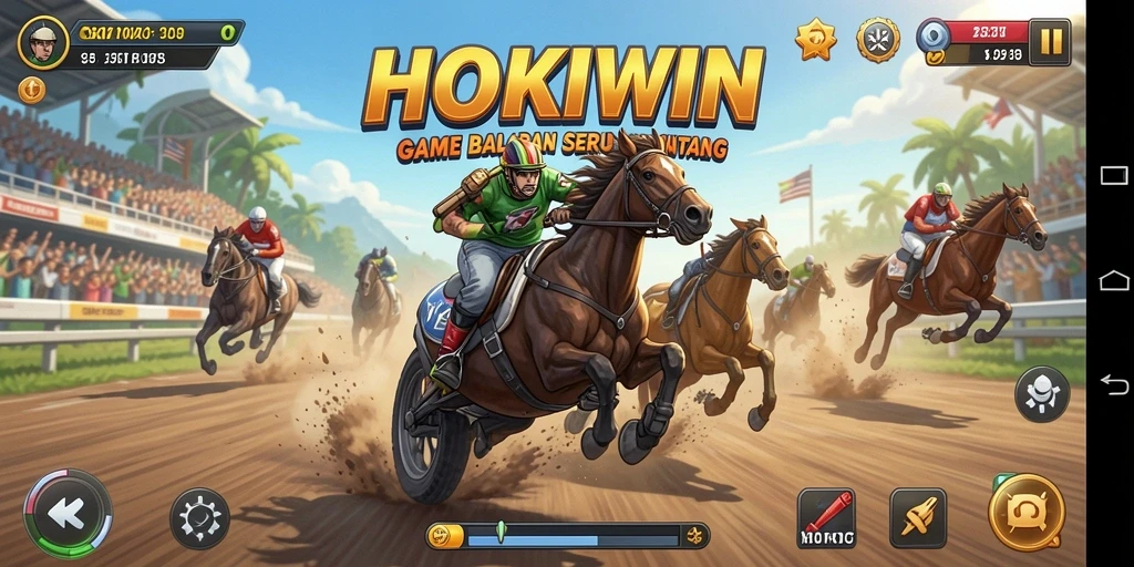 Tampilan gameplay HOKIWIN yang menegangkan dan penuh aksi.
