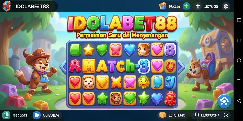 Gameplay seru dengan elemen-elemen warna-warni dalam IDOLABET88.