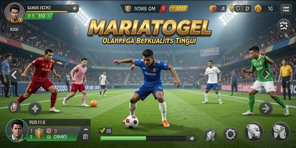 Tangkapan layar gameplay MARIATOGEL yang penuh warna dan dinamis.