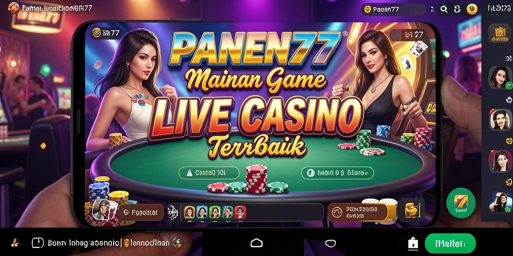 Gameplay seru dan interaktif di PANEN77 Live Casino.