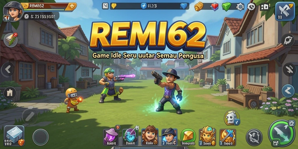 Tangkapan layar REMI62 menampilkan momen seru gameplay Idle yang mengasyikkan.