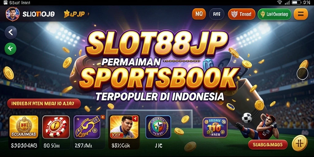 Tampilan gameplay menarik dari SLOT88JP saat bertaruh di olahraga.