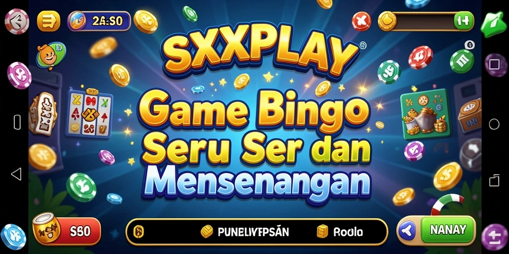 Screenshot utama SXXPLAY menampilkan gameplay seru Bingo.